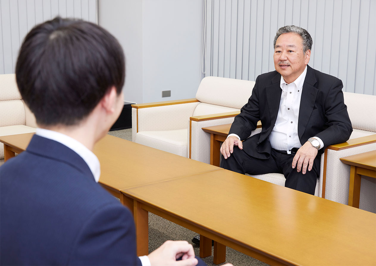 社長×若手社員 対談2